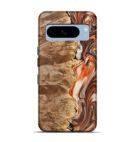 Pixel 8 Pro Wood+Resin Live Edge Phone Case - Hilary (Red, 691999)