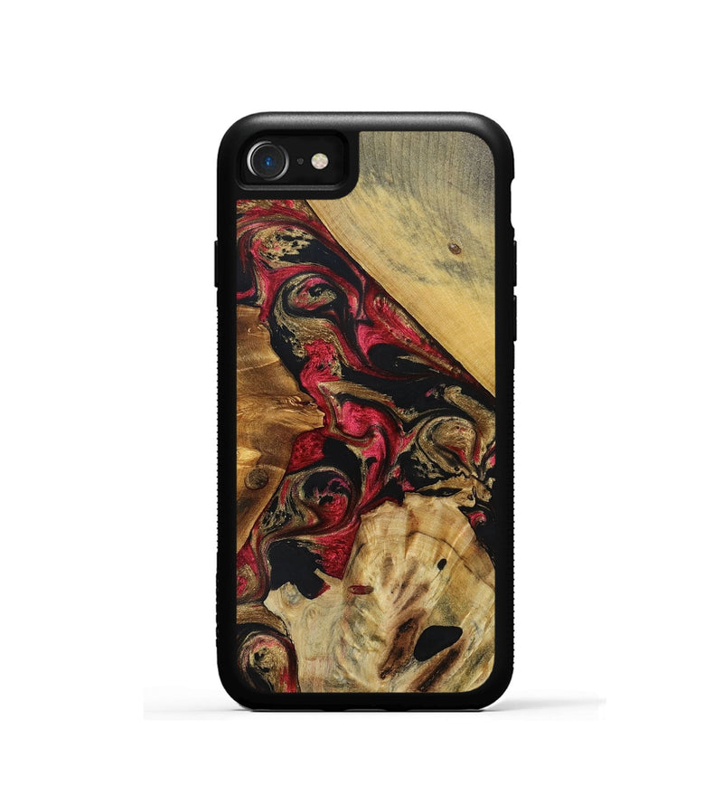 iPhone SE Wood+Resin Phone Case - Jackie (Mosaic, 692891)