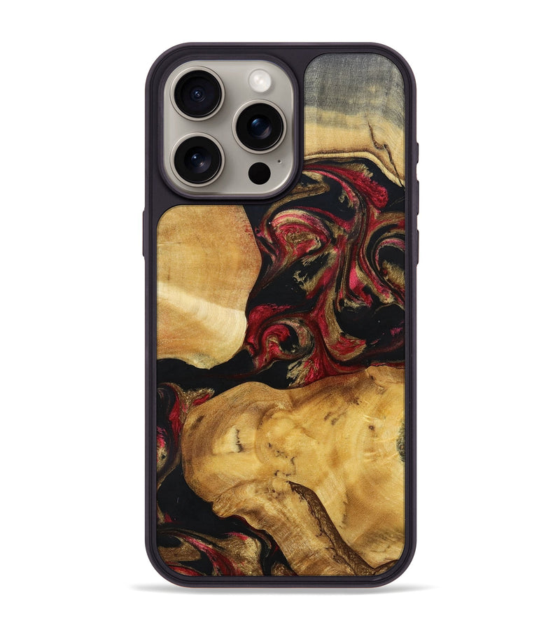 iPhone 15 Pro Max Wood+Resin Phone Case - Colson (Mosaic, 692897)