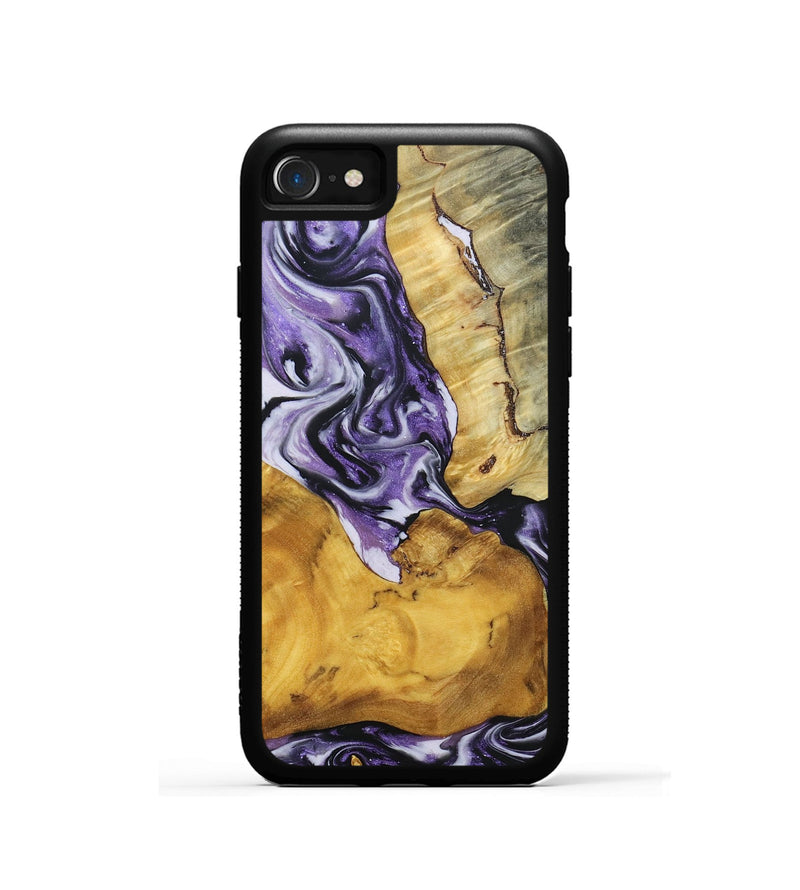 iPhone SE Wood+Resin Phone Case - Corbin (Mosaic, 693466)