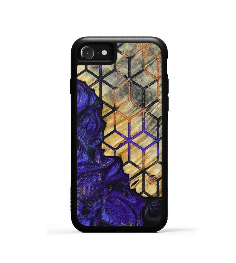 iPhone SE Wood+Resin Phone Case - Roderick (Pattern, 693700)