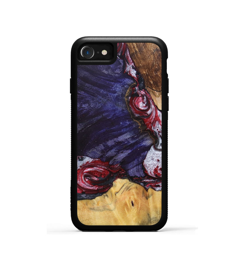 iPhone SE Wood+Resin Phone Case - Judy (Mosaic, 693738)