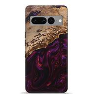 Pixel 7 Pro Wood+Resin Live Edge Phone Case - Elise (Red, 693994)
