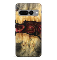 Pixel 7 Pro Wood+Resin Live Edge Phone Case - Bryce (Red, 693995)