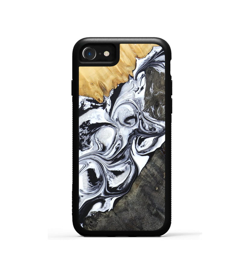 iPhone SE Wood+Resin Phone Case - Londyn (Mosaic, 694332)