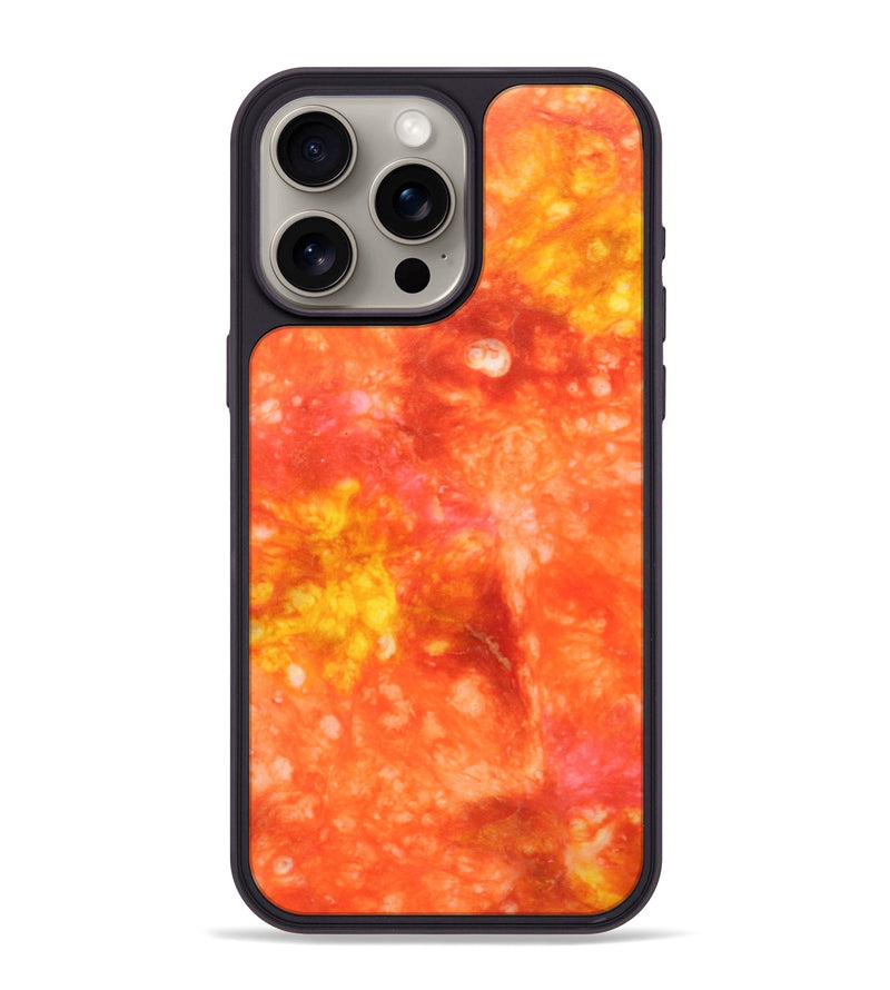 iPhone 15 Pro Max Wood+Resin Phone Case - Lamont (Watercolor, 694373)