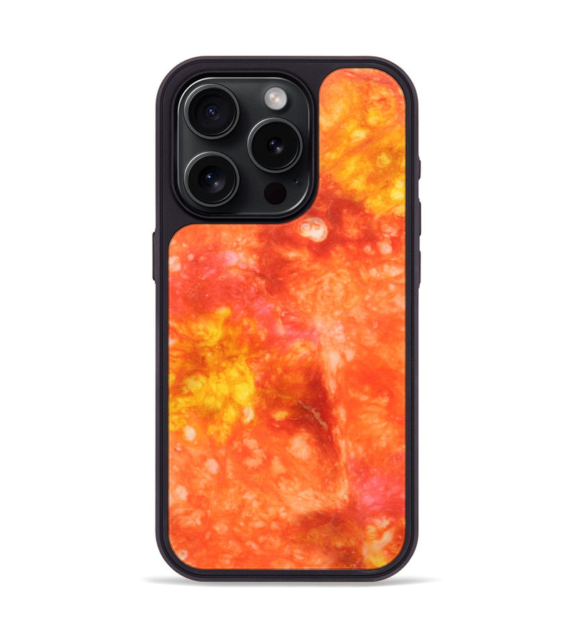 iPhone 15 Pro Wood+Resin Phone Case - Lamont (Watercolor, 694373)