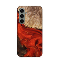 Galaxy S24 Wood+Resin Live Edge Phone Case - Kyla (Red, 694388)