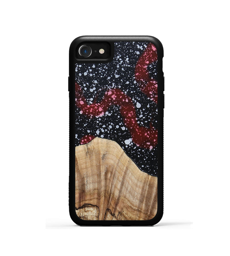 iPhone SE Wood+Resin Phone Case - Bobby (Cosmos, 694758)