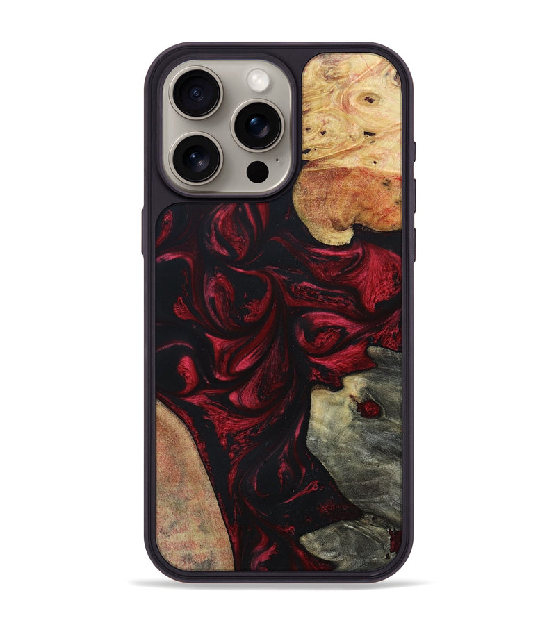 iPhone 15 Pro Max Wood+Resin Phone Case - Jaime (Mosaic, 695161)