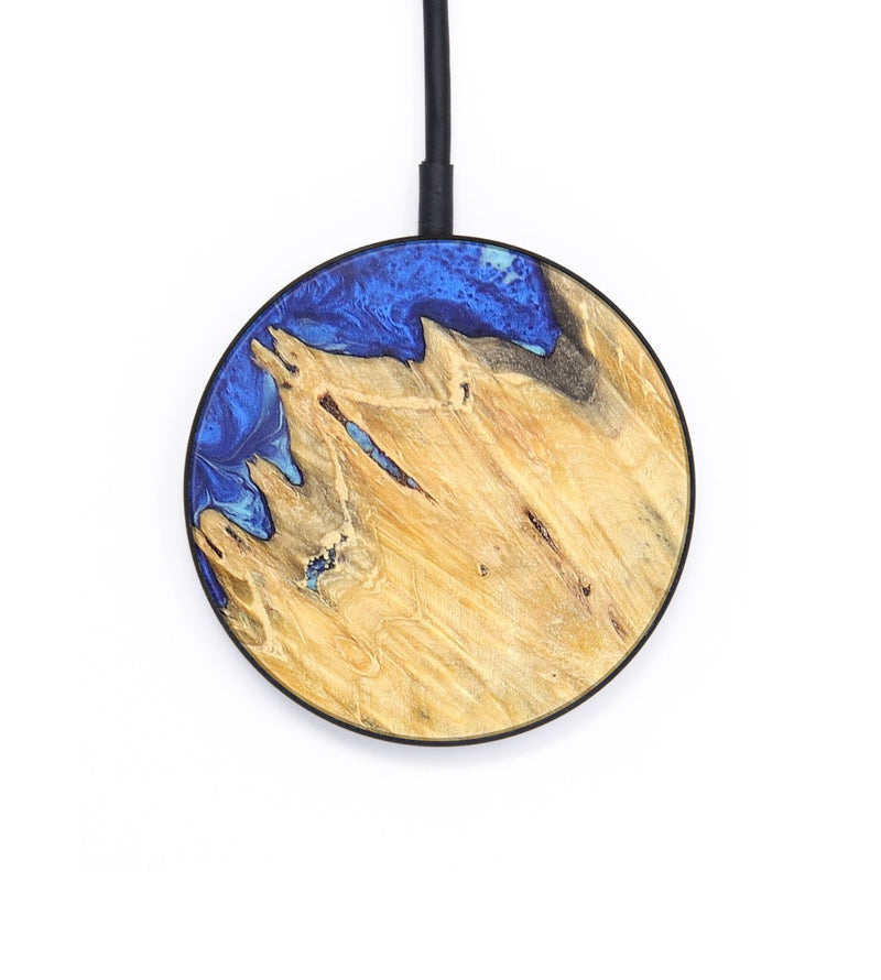 Circle Wood+Resin Wireless Charger - Jo (Blue, 695458)