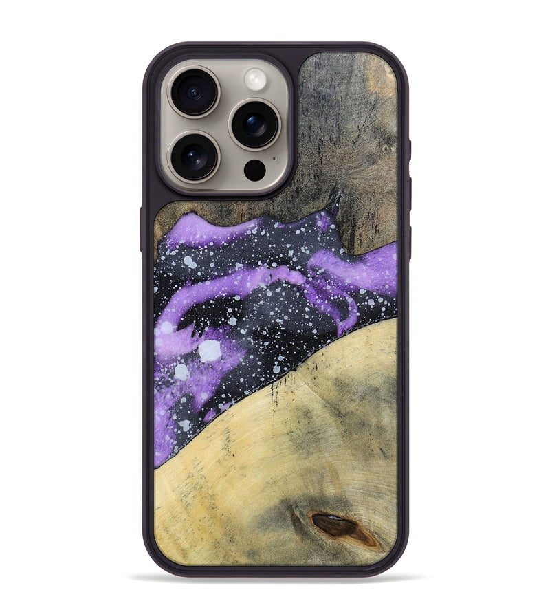 iPhone 15 Pro Max Wood+Resin Phone Case - Mckinley (Cosmos, 695548)