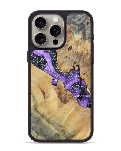 iPhone 15 Pro Max Wood+Resin Phone Case - Janice (Cosmos, 695549)