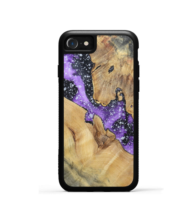 iPhone SE Wood+Resin Phone Case - Janice (Cosmos, 695549)