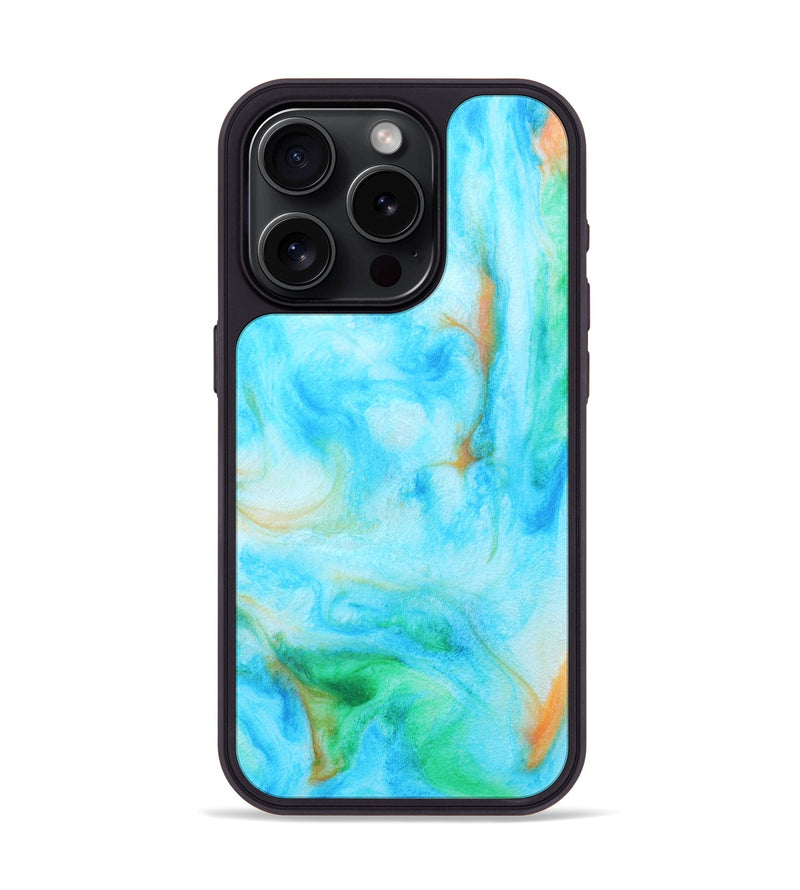 iPhone 15 Pro ResinArt Phone Case - Ann (Watercolor, 695692)