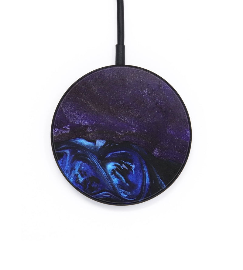 Circle Wood+Resin Wireless Charger - Emanuel (Blue, 695721)