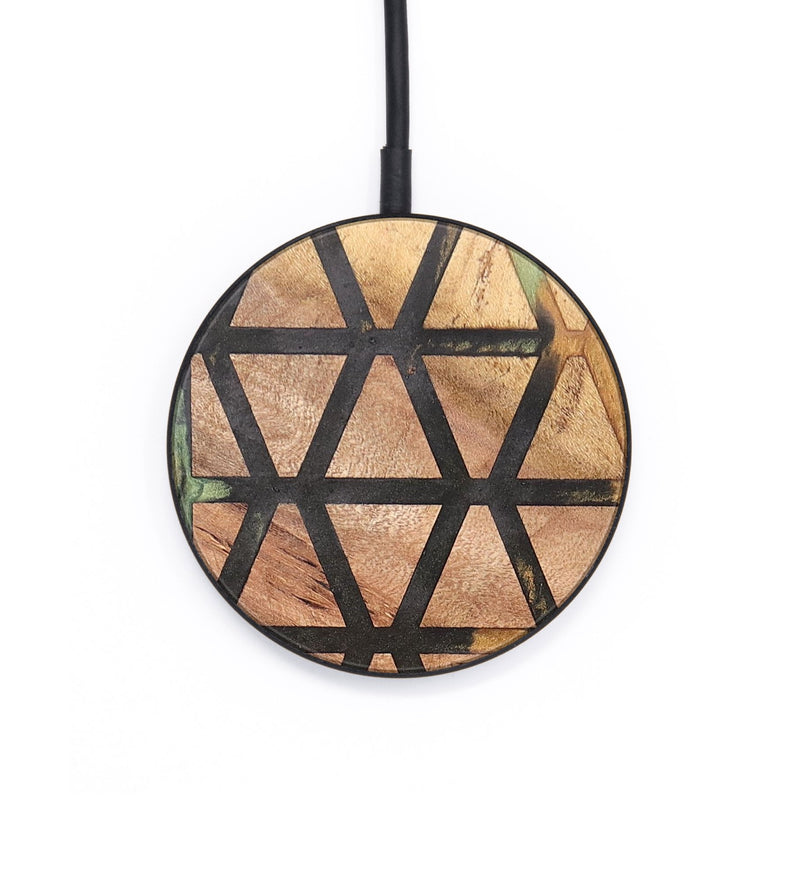 Circle Wood+Resin Wireless Charger - Otto (Pattern, 695743)