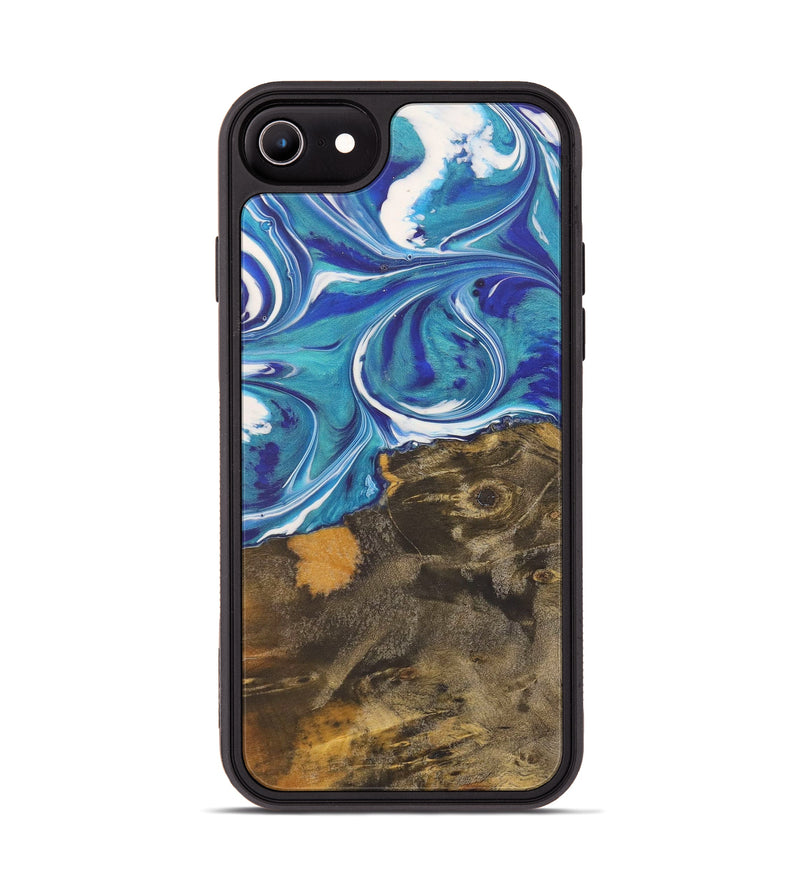iPhone 6s Wood+Resin Phone Case - Fereidoon (Dark Blue, 574583)