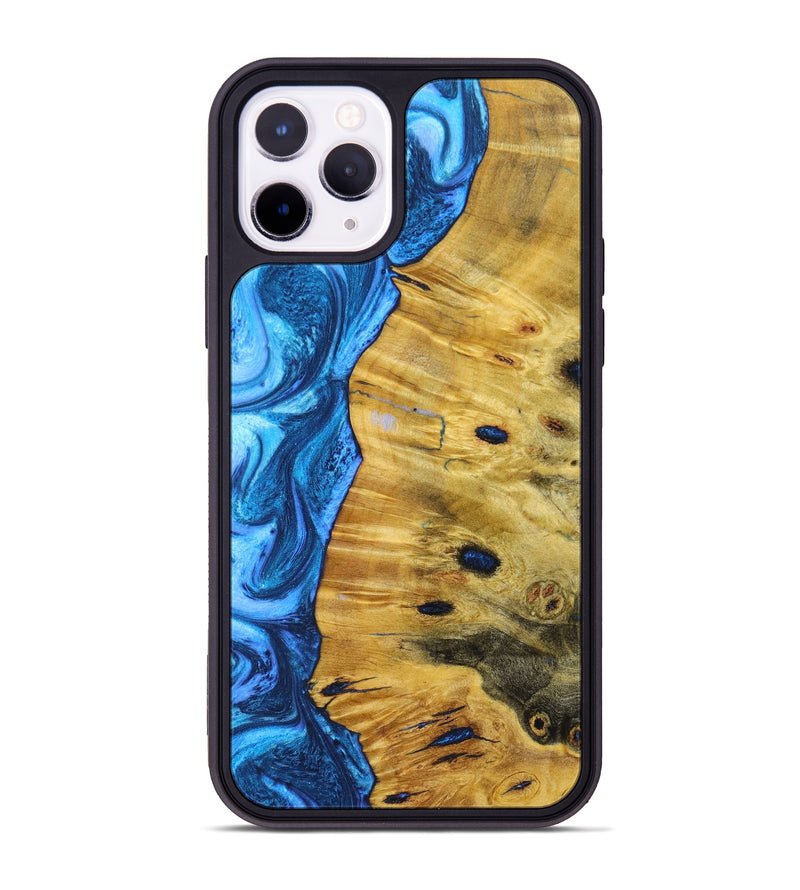 iPhone 11 Pro Wood+Resin Phone Case - Clark (Blue, 635826)