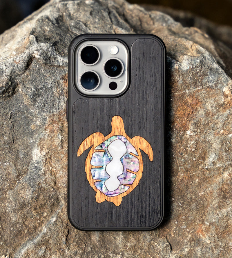 Carved Sea Turtle Traveler Case