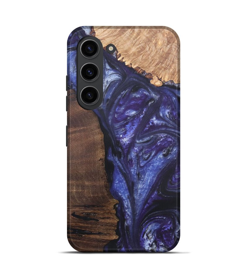 Galaxy S23 Wood+Resin Live Edge Phone Case - Jordyn (Purple, 695920)