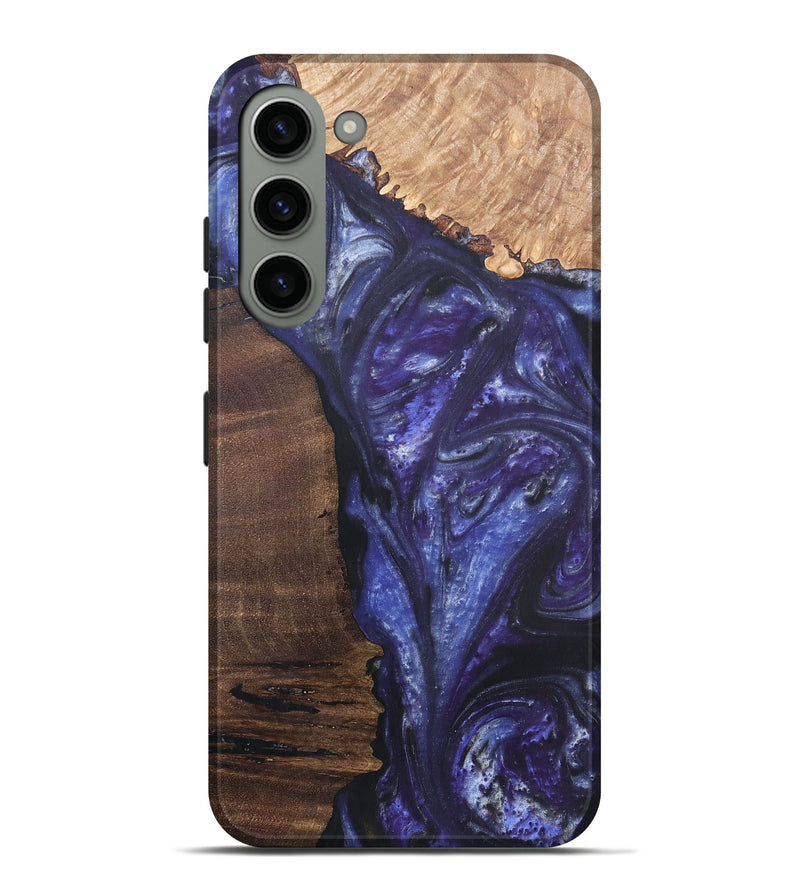 Galaxy S23 Plus Wood+Resin Live Edge Phone Case - Jordyn (Purple, 695920)