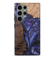Galaxy S23 Ultra Wood+Resin Live Edge Phone Case - Jordyn (Purple, 695920)