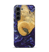 Galaxy S23 Wood+Resin Live Edge Phone Case - Selena (Purple, 695921)