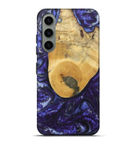 Galaxy S23 Plus Wood+Resin Live Edge Phone Case - Selena (Purple, 695921)