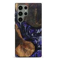 Galaxy S23 Ultra Wood+Resin Live Edge Phone Case - Nakia (Purple, 695923)