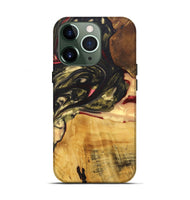 iPhone 13 Pro Wood+Resin Live Edge Phone Case - Jack (Red, 695924)
