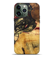 iPhone 13 Pro Max Wood+Resin Live Edge Phone Case - Jack (Red, 695924)