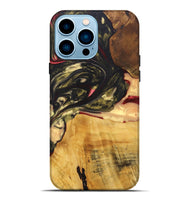 iPhone 14 Pro Max Wood+Resin Live Edge Phone Case - Jack (Red, 695924)