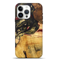 iPhone 15 Pro Max Wood+Resin Live Edge Phone Case - Jack (Red, 695924)