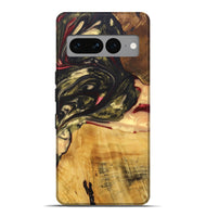 Pixel 7 Pro Wood+Resin Live Edge Phone Case - Jack (Red, 695924)