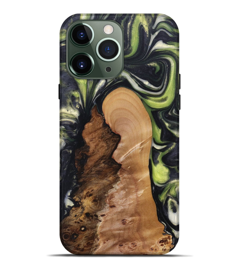 iPhone 13 Pro Max Wood+Resin Live Edge Phone Case - Jimmie (The Lab, 695930)