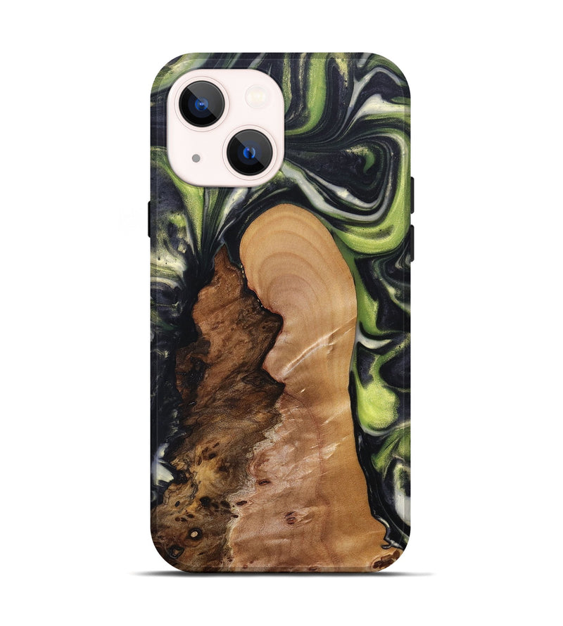 iPhone 14 Wood+Resin Live Edge Phone Case - Jimmie (The Lab, 695930)