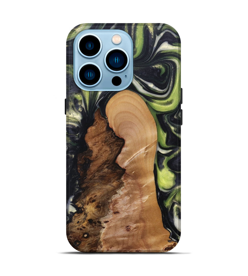 iPhone 14 Pro Wood+Resin Live Edge Phone Case - Jimmie (The Lab, 695930)