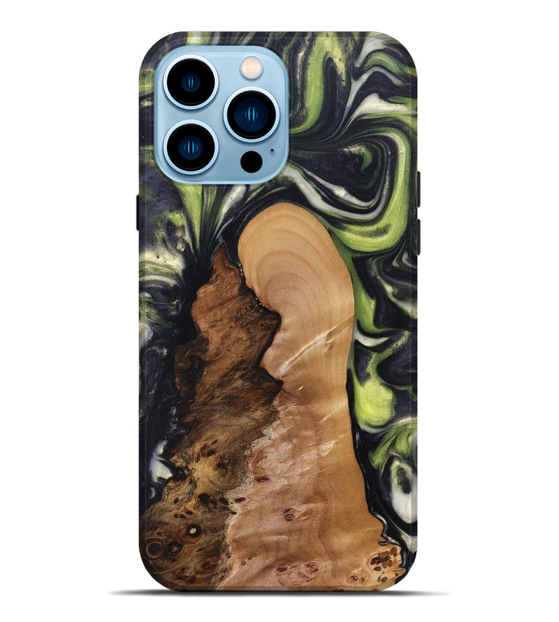 iPhone 14 Pro Max Wood+Resin Live Edge Phone Case - Jimmie (The Lab, 695930)