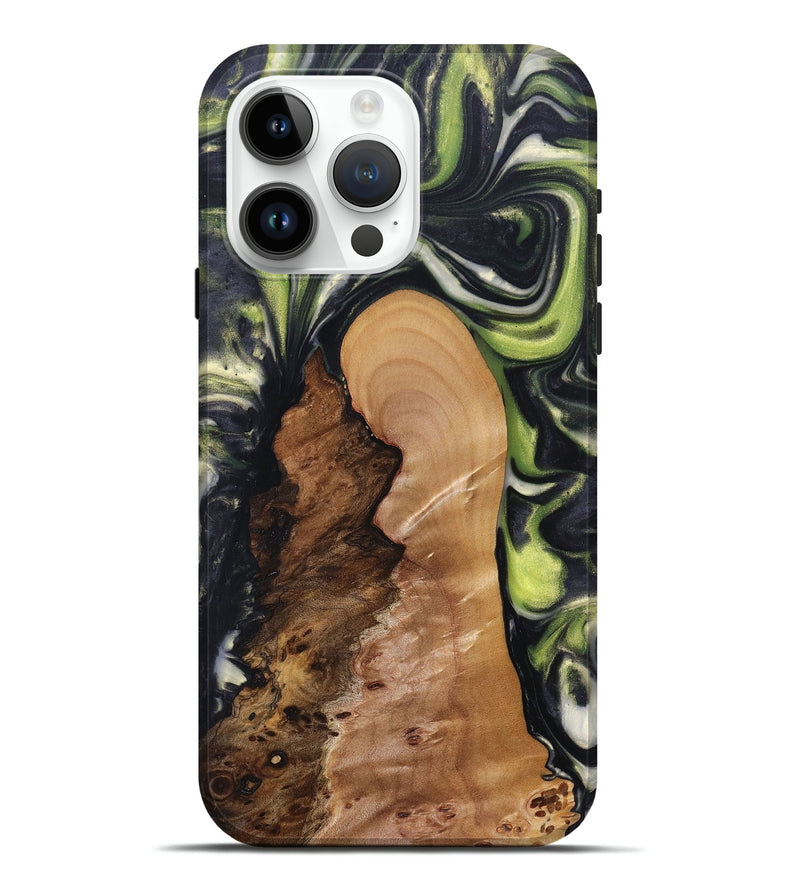 iPhone 15 Pro Max Wood+Resin Live Edge Phone Case - Jimmie (The Lab, 695930)