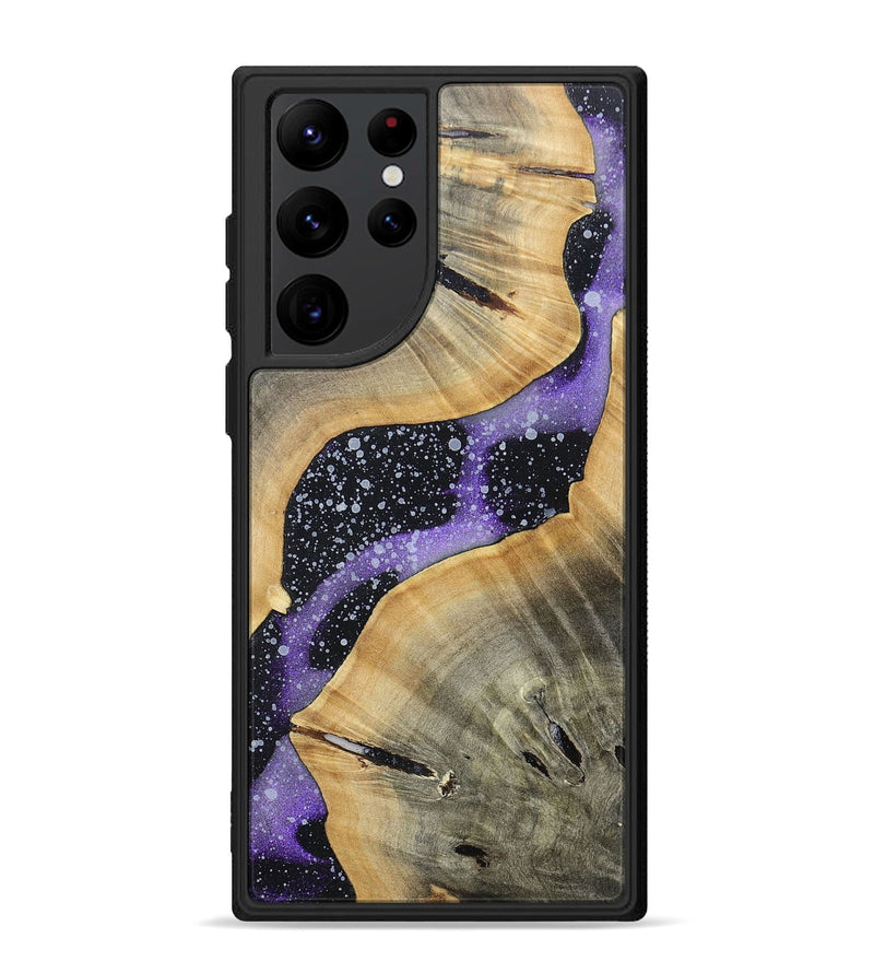 Galaxy S22 Ultra Wood+Resin Phone Case - Luann (Cosmos, 696031)