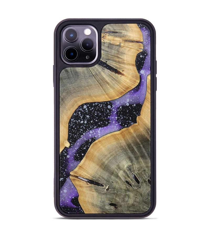 iPhone 11 Pro Max Wood+Resin Phone Case - Luann (Cosmos, 696031)