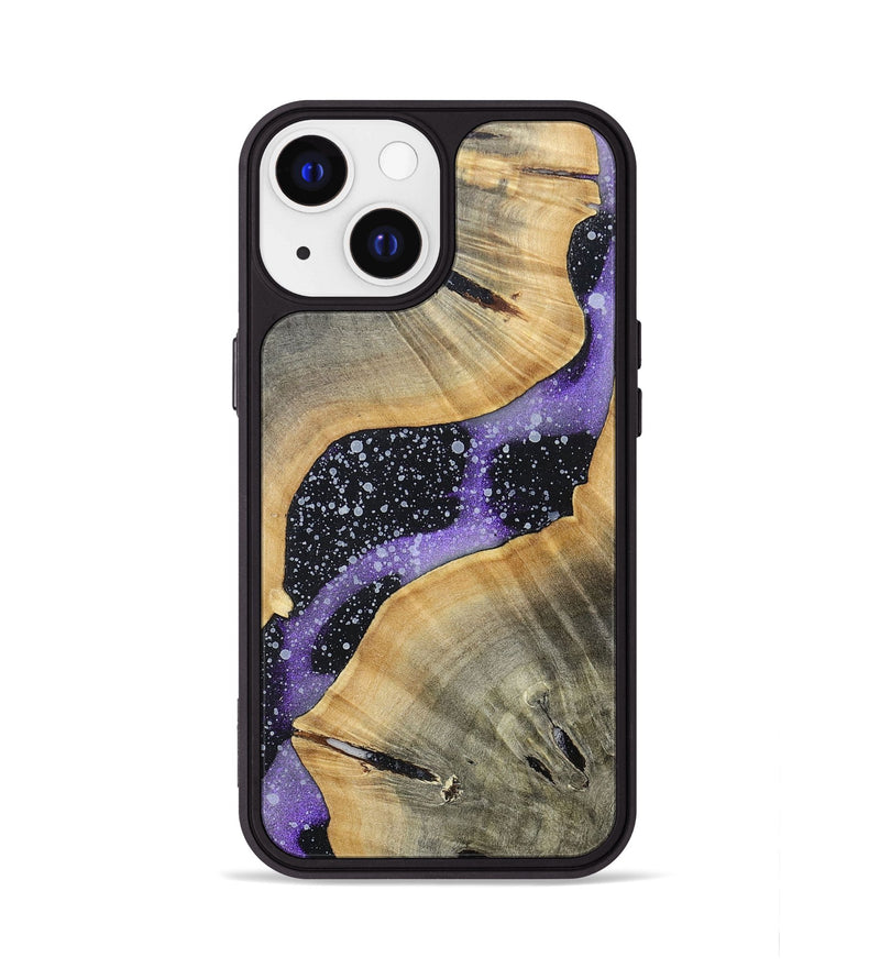 iPhone 13 Wood+Resin Phone Case - Luann (Cosmos, 696031)