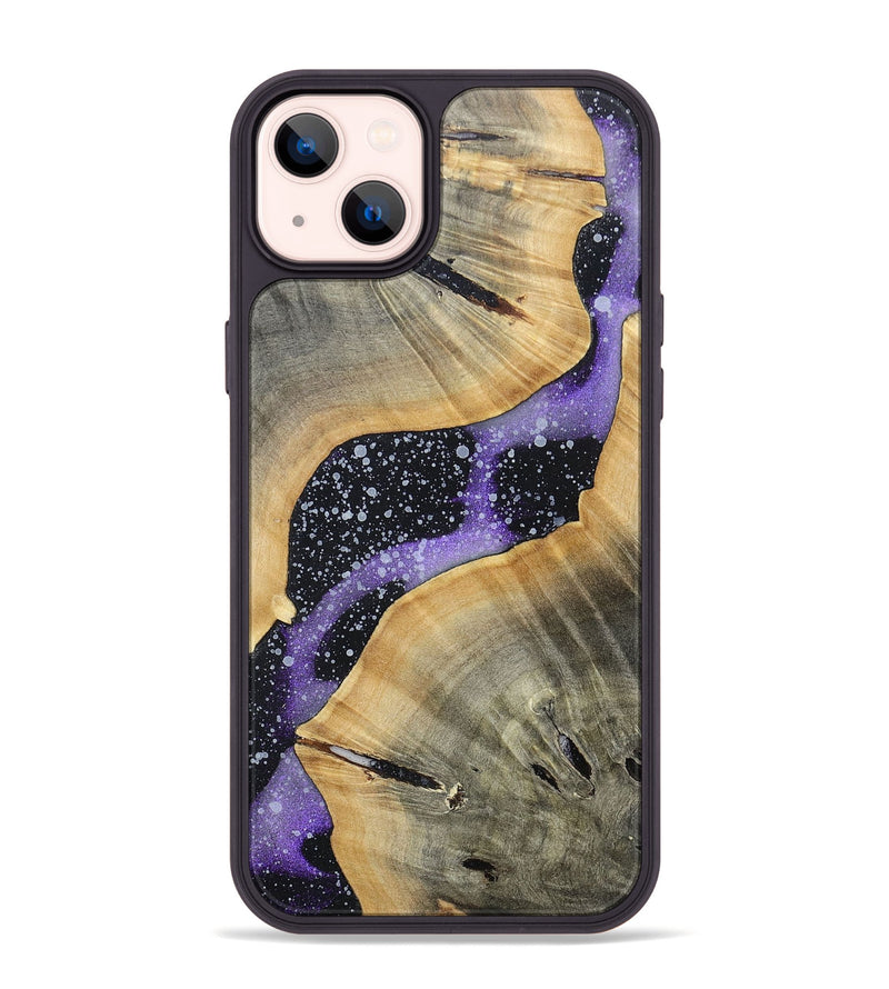 iPhone 14 Plus Wood+Resin Phone Case - Luann (Cosmos, 696031)