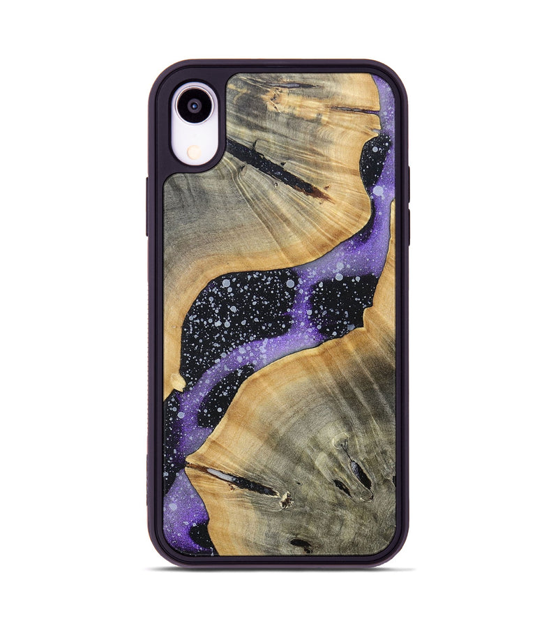 iPhone Xr Wood+Resin Phone Case - Luann (Cosmos, 696031)