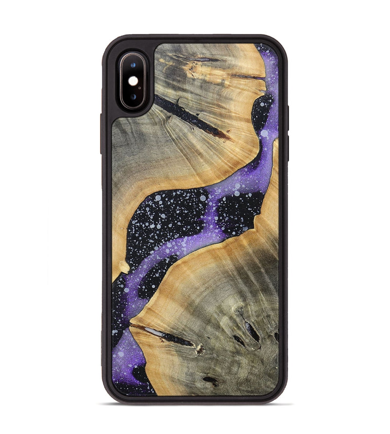 iPhone Xs Max Wood+Resin Phone Case - Luann (Cosmos, 696031)