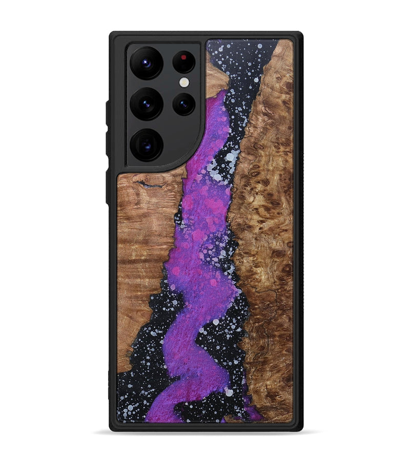 Galaxy S22 Ultra Wood+Resin Phone Case - Haisley (Cosmos, 696032)