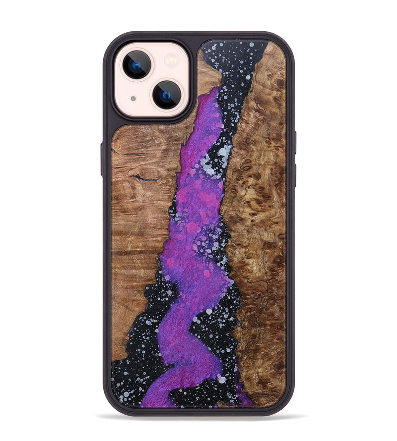 iPhone 14 Plus Wood+Resin Phone Case - Haisley (Cosmos, 696032)