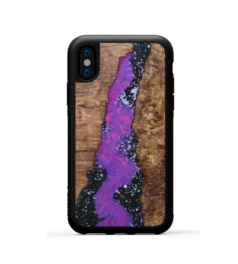 iPhone Xs Wood+Resin Phone Case - Haisley (Cosmos, 696032)