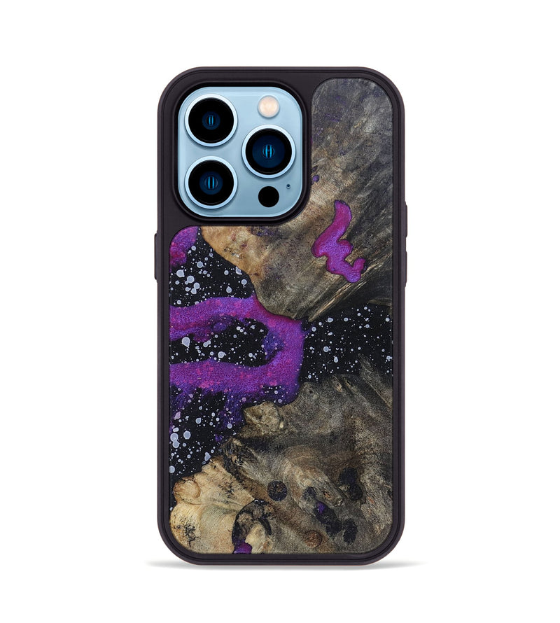 iPhone 14 Pro Wood+Resin Phone Case - Jenna (Cosmos, 696034)
